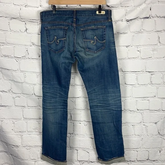 NWOT AG Adriano Goldschmied Piper Slouchy Slim Jeans Sz 31R